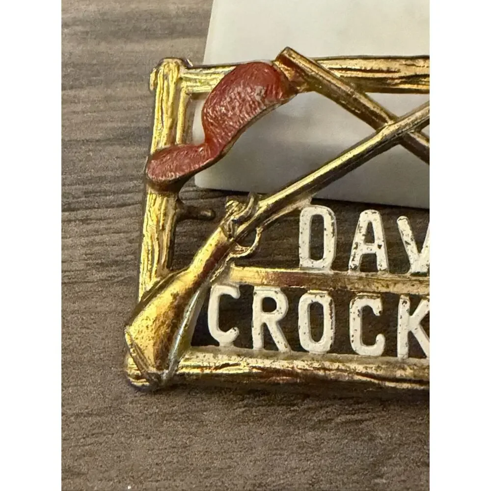 Vintage Davey Crockett Belt Buckle #462  Cool!